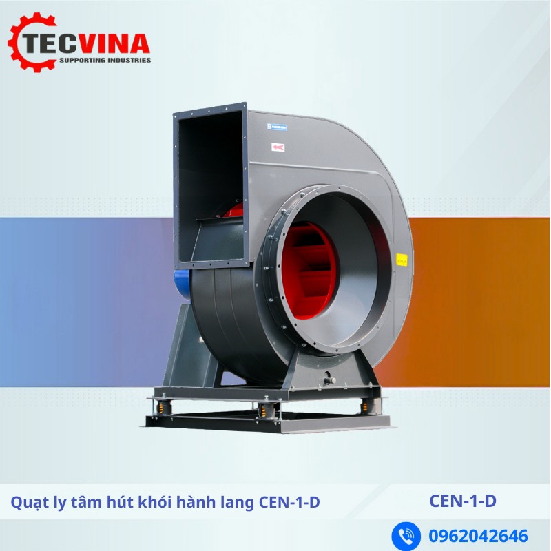 Quạt ly tâm tăng áp cầu thang CEN-1-D